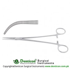 Heiss Haemostatic Forceps Strongly Curved Stainless Steel, 20 cm - 8" 